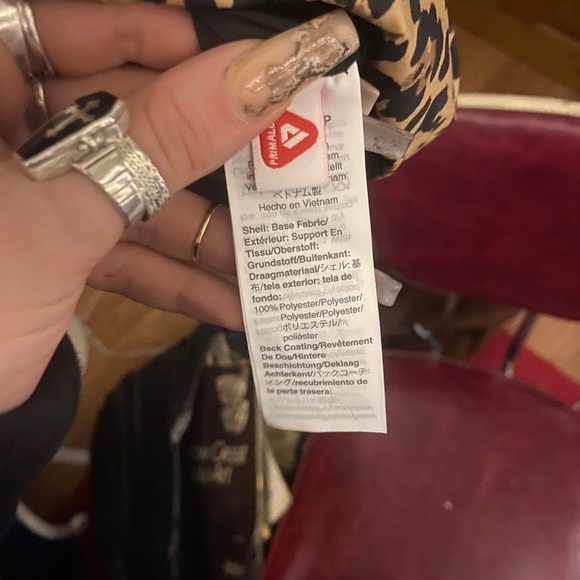 J crew leopard long belted.puffer with prima.loft - Picture 6 of 6